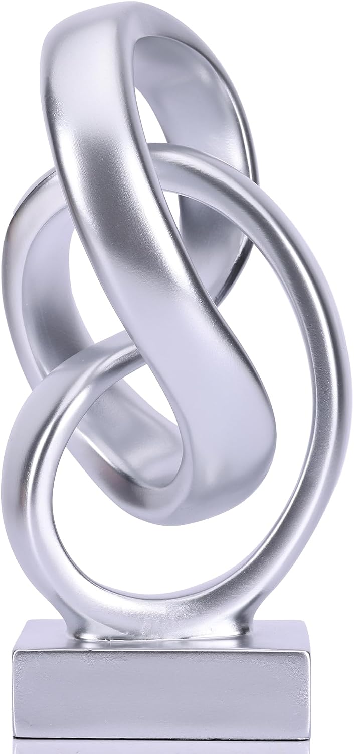 Abstract Intertwined Knot Sculpture - Hình 10