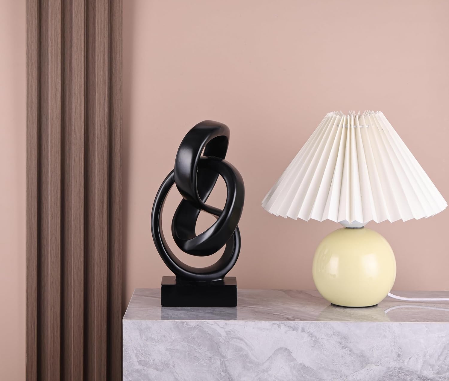 Abstract Intertwined Knot Sculpture - Hình 8
