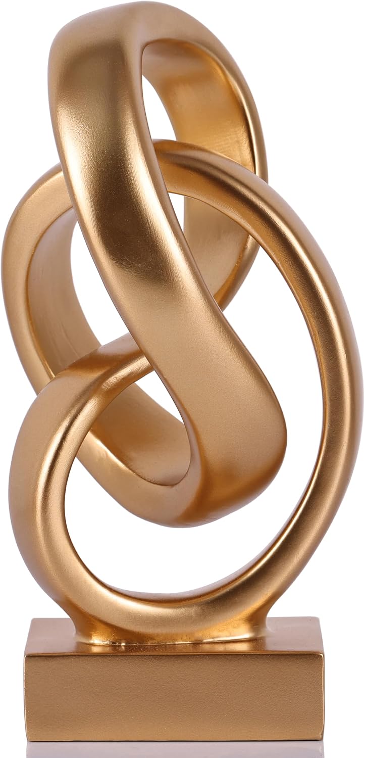 Abstract Intertwined Knot Sculpture - Hình 9