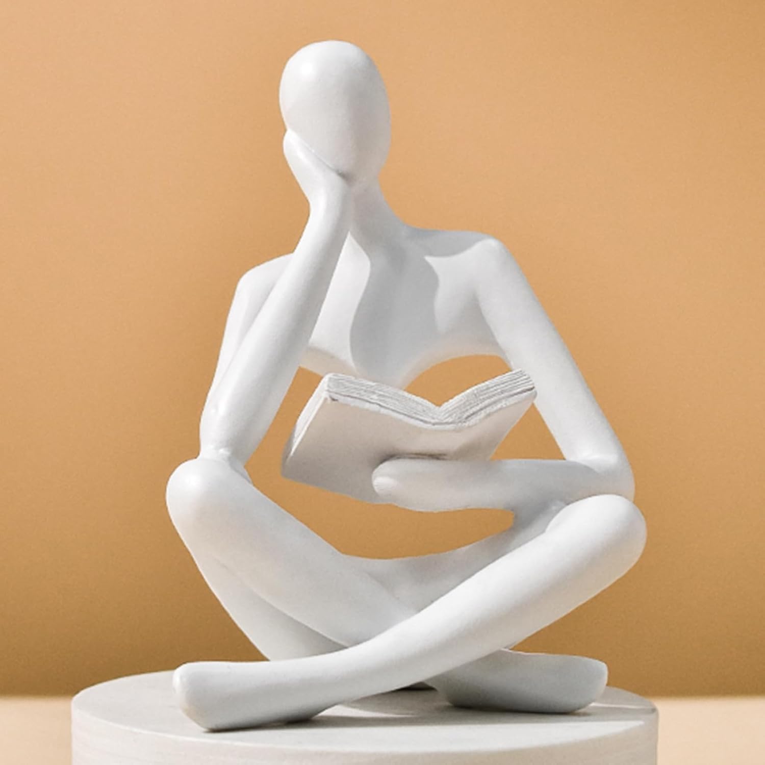 Meditating Reader Statue - Hình 10