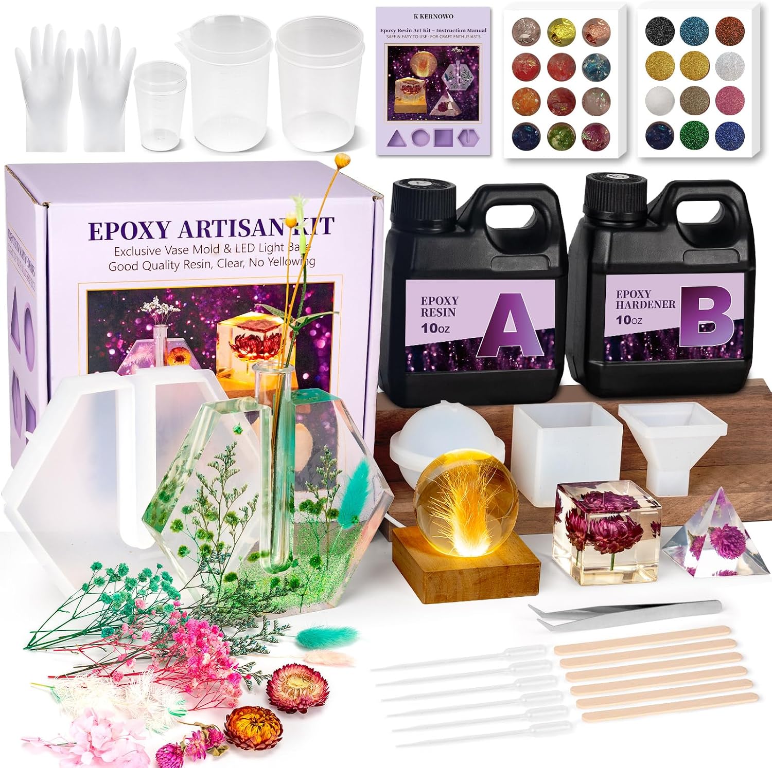 Resin Crafting Kit Moulds - Resin Crafting Kit, Moulds, Flowers