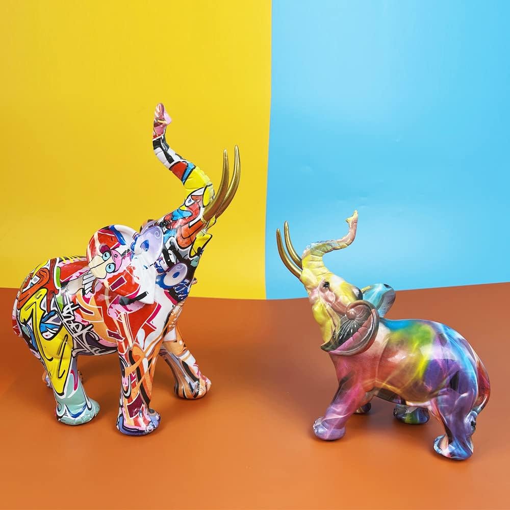 Abstract Elephant Sculpture - Hình 2