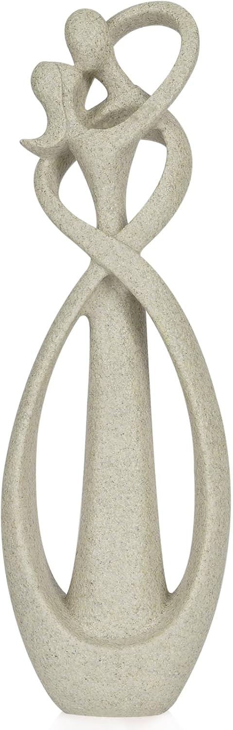 Abstract Embrace Sculpture - Hình 9