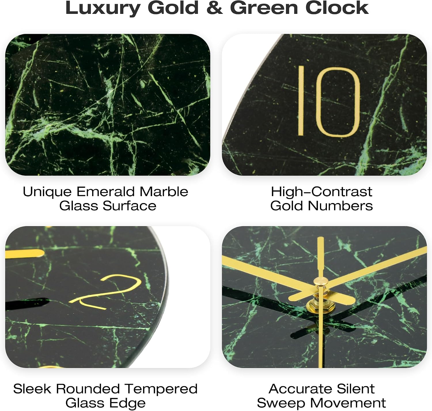 Green Marble Effect Glass - Hình 7