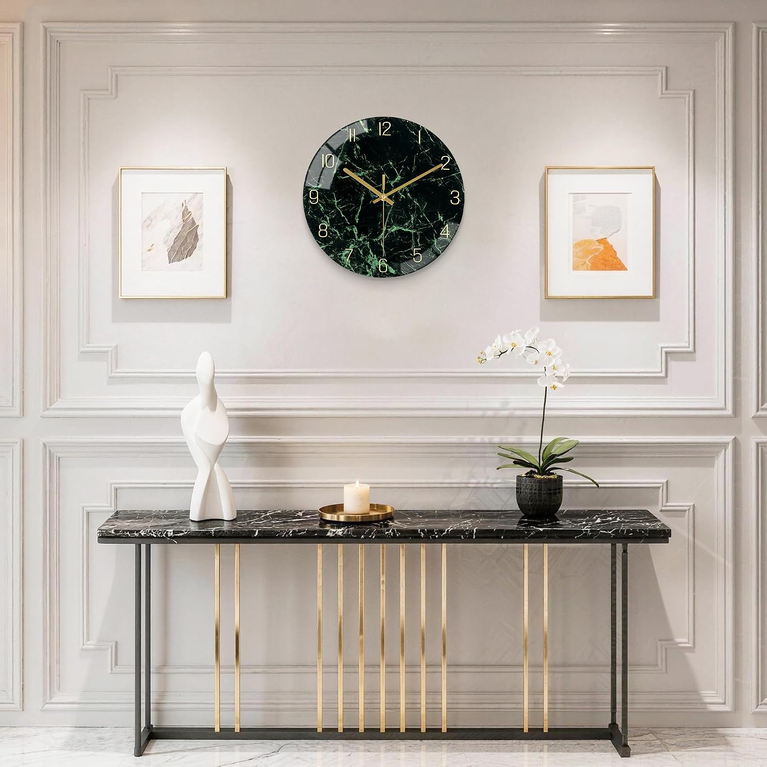 Green Marble Effect Glass - Hình 8