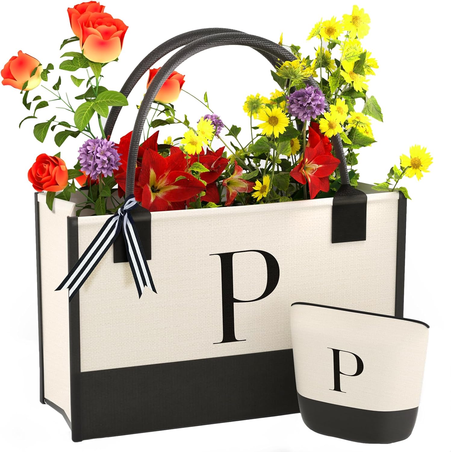 Canvas Tote Bag Pouch - Hình 10
