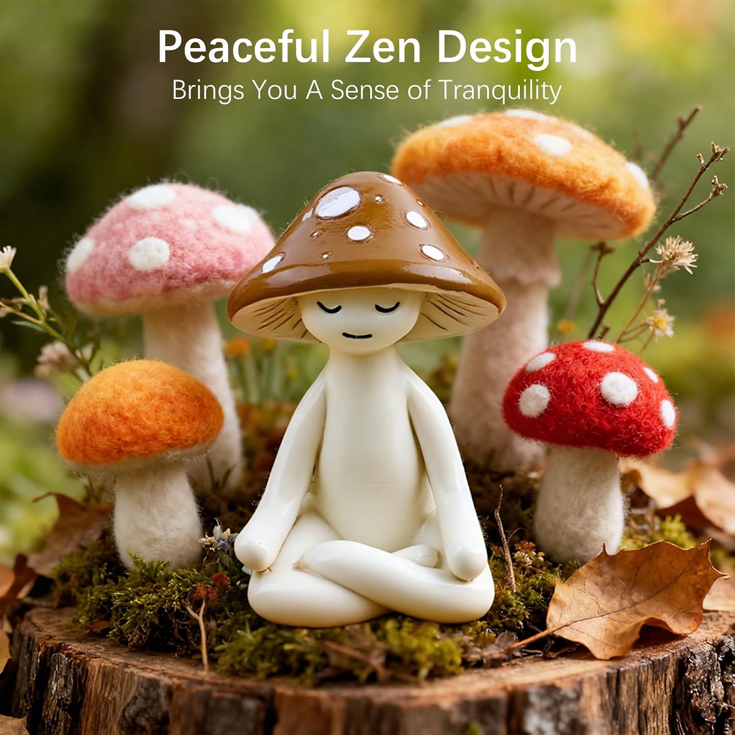 Mushroom Figure Resin - Hình 2