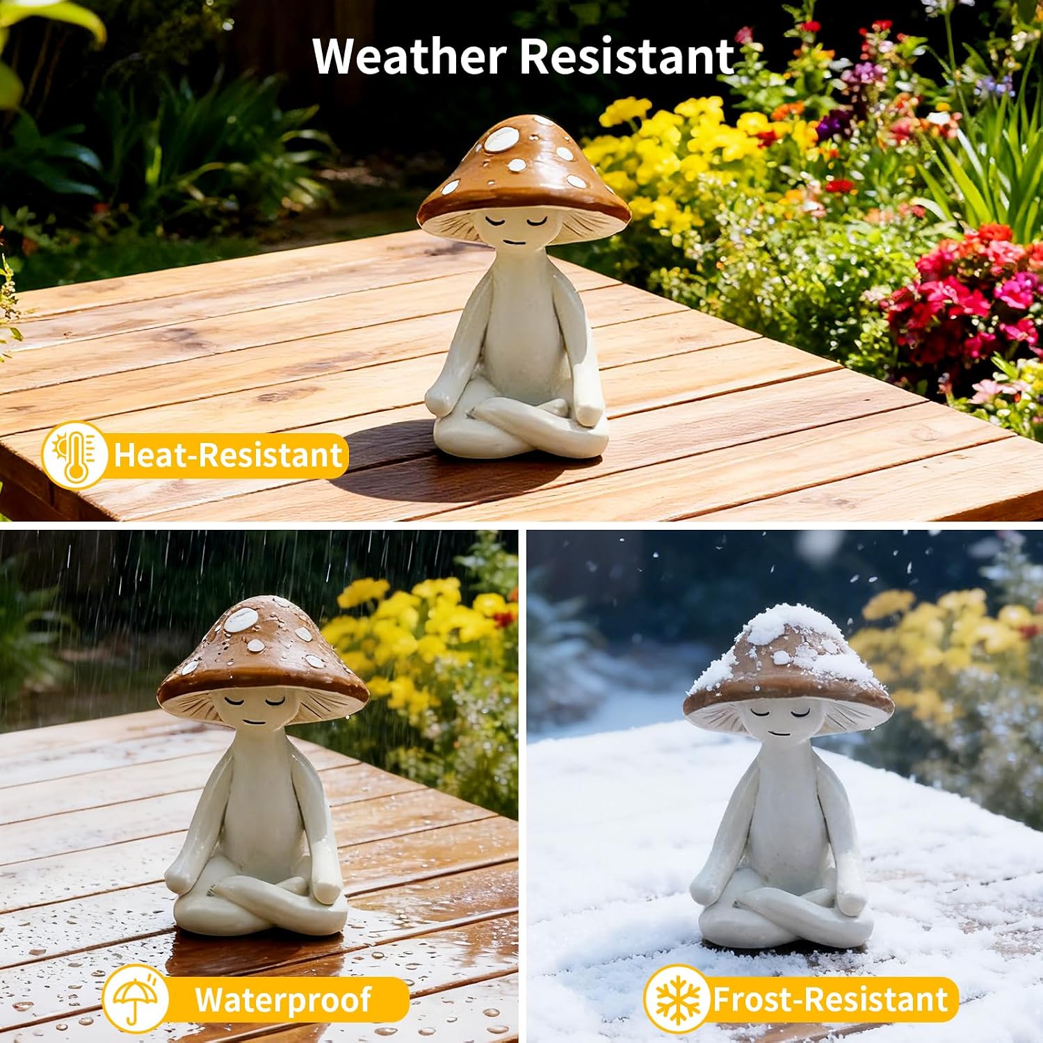 Mushroom Figure Resin - Hình 7