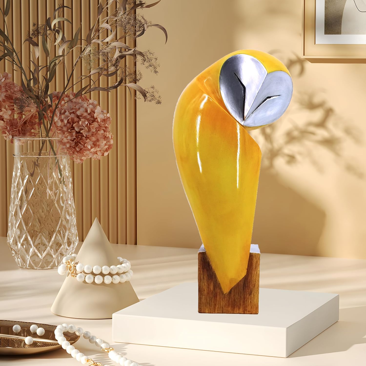 Abstract Owl Sculpture - Hình 8
