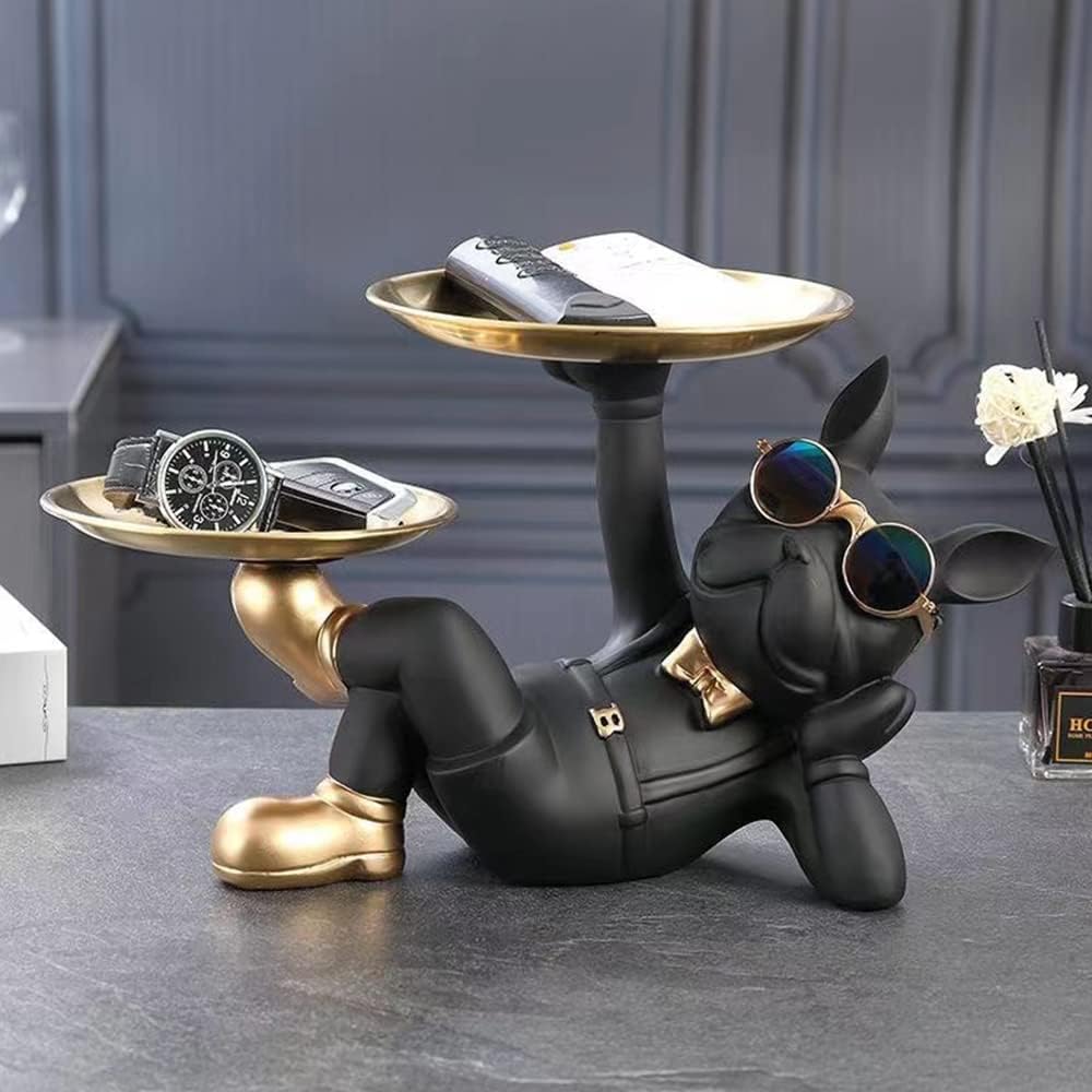 Dog Figurine Gold - Hình 2