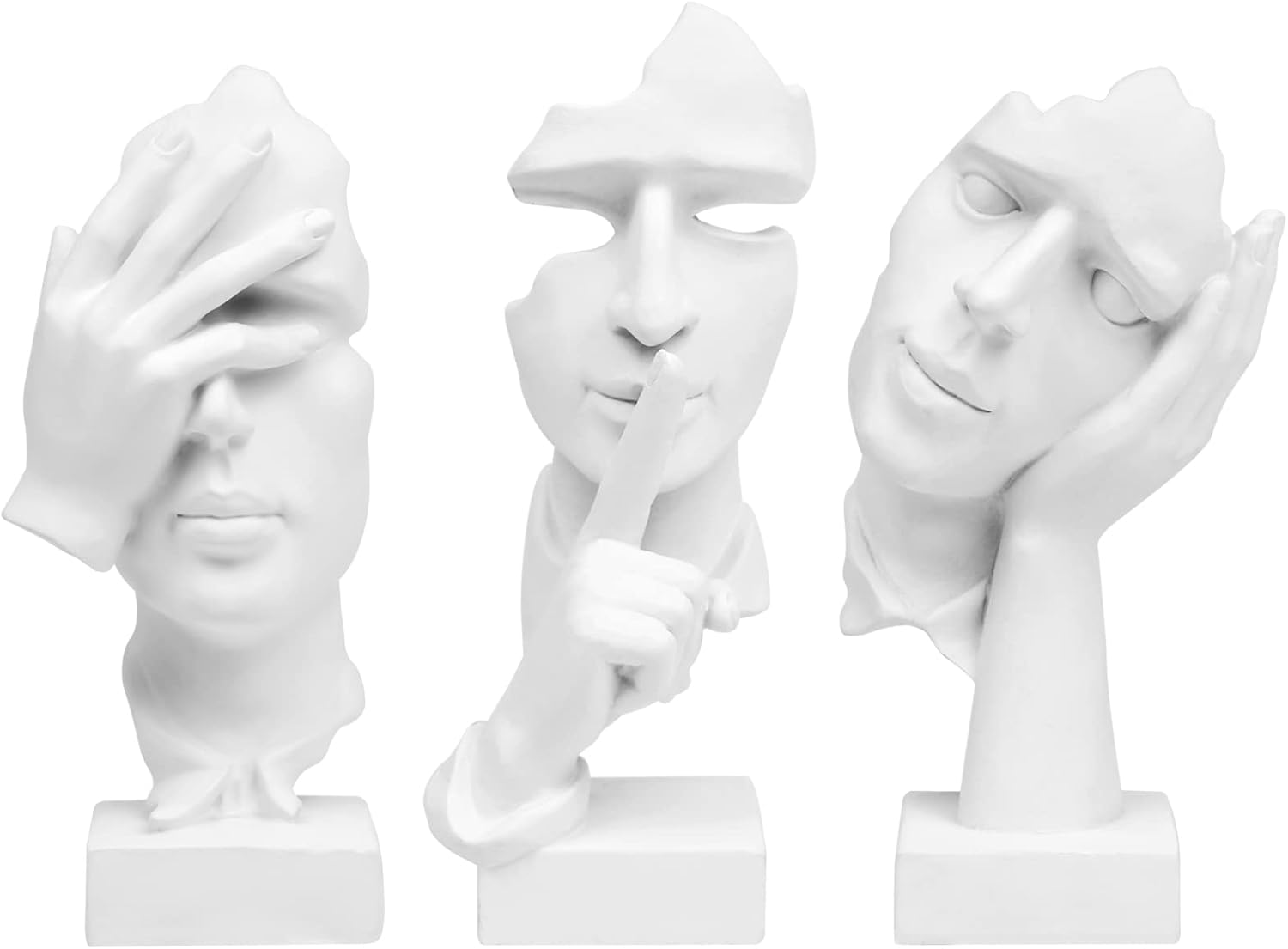 Abstract Face Hand Resin - Hình 10