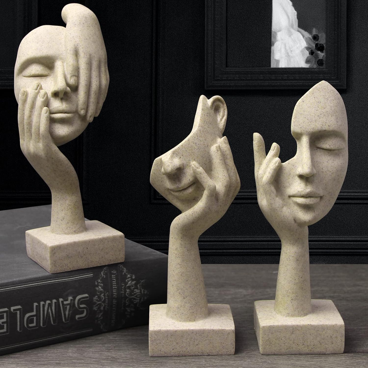 Abstract Face Hand Resin - Hình 11