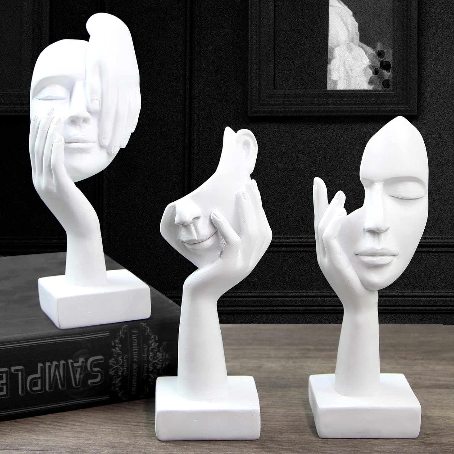 Abstract Face Hand Resin - Hình 14