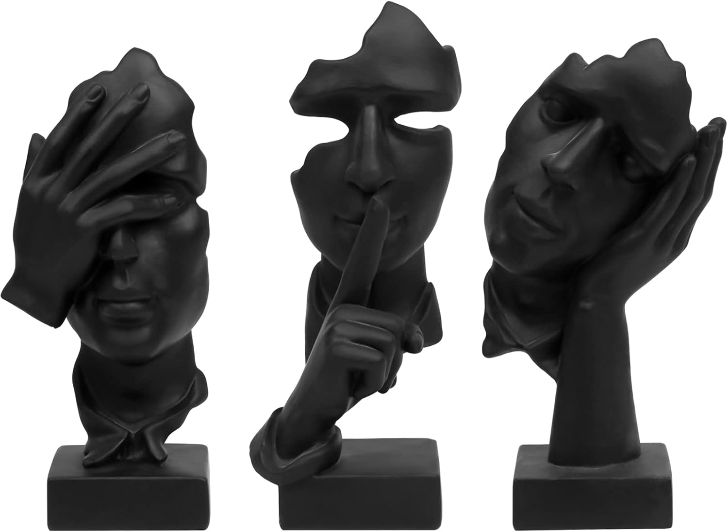 Abstract Face Hand Resin - Hình 8