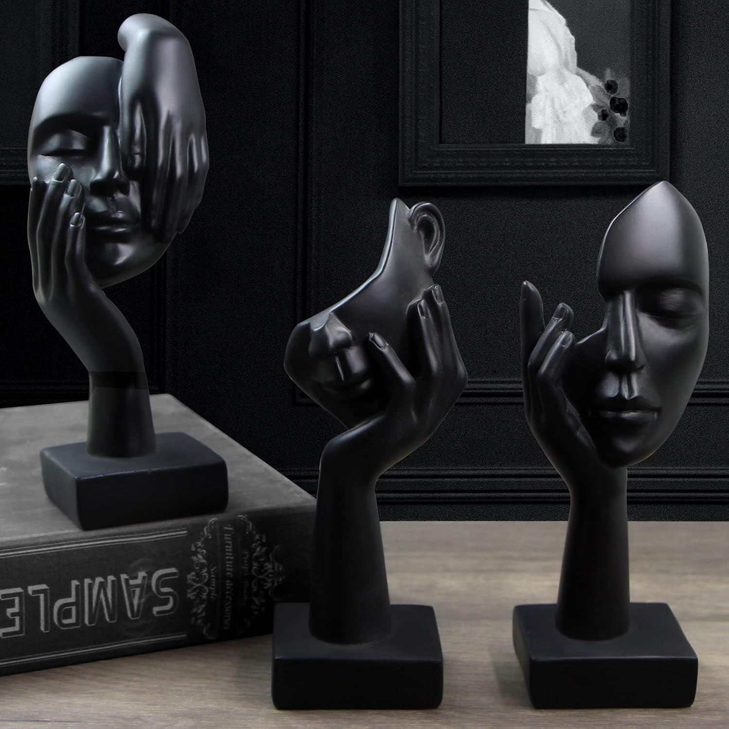 Abstract Face Hand Resin - Hình 9
